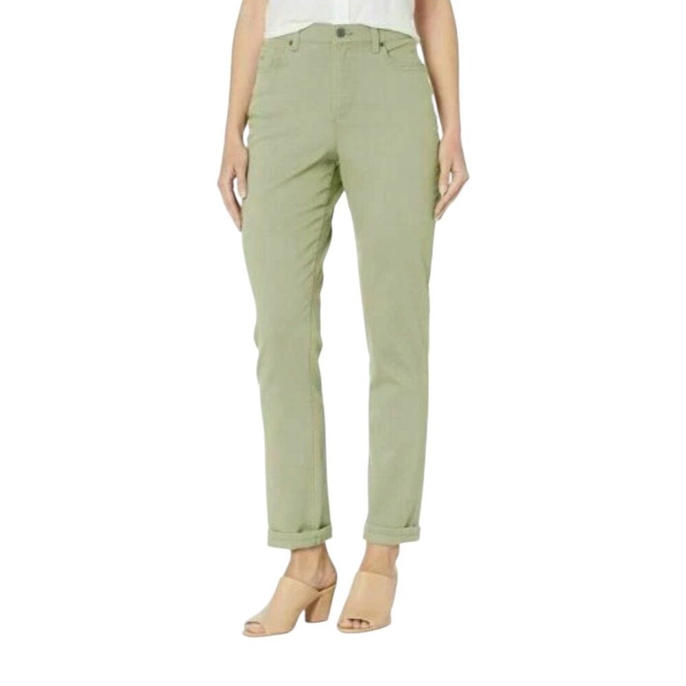 Gloria Vanderbilt NWT Amanda Heritage Fit Tapered Leg Jeans in Fern Green 12 Ave